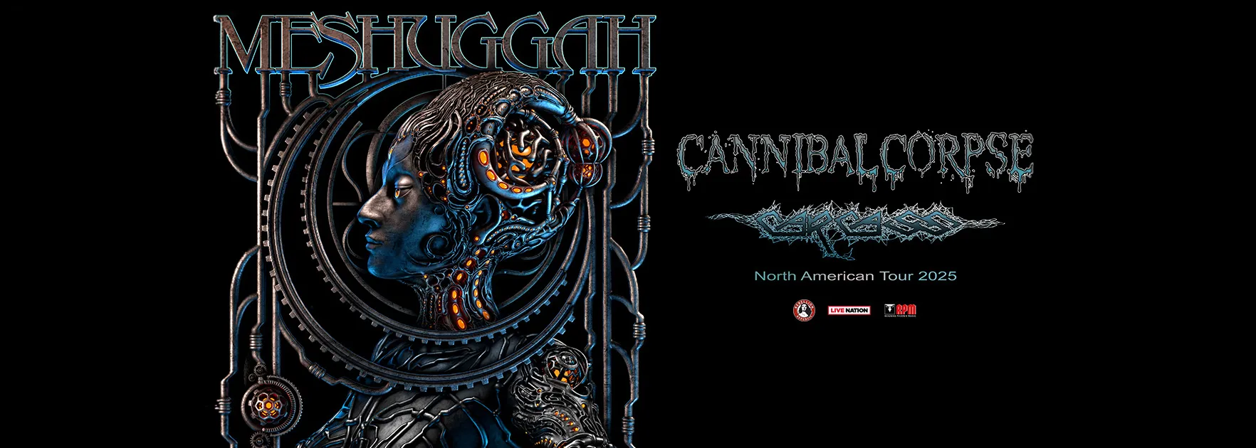 Meshuggah, Cannibal Corpse & Carcass